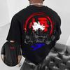 Maglietta Dragon Ball da uomo in puro cotone, casual, girocollo, maniche corte, abbigliamento sportivo estivo, top casual a maniche corte