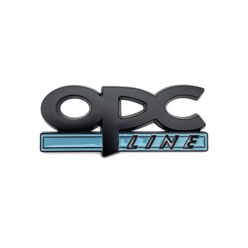Emblém OPC Line Odznak na přední mřížku Zadní samolepky Logo Pro Opel Astra G H J K F Corsa D Zafira B Insignia Mokka Regal Příslušenství