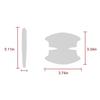 8Pcs TPU Car Door Bowl Anti-scratch Sticker Clear Door Bowl Handle Protection Sticker Paint Surface Film Car Accessories Decals