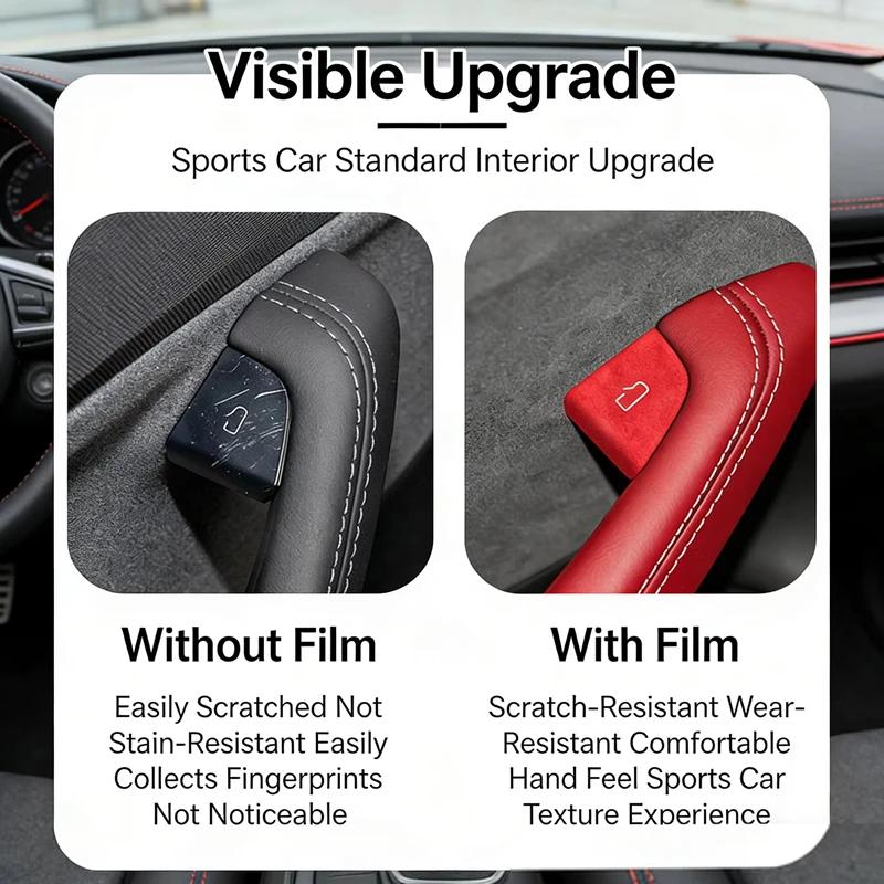 Car Open Door Button Stickers For Tesla Model 1 Y Juniper Highland Armrest Window Lift Button Switch Interior Accessories