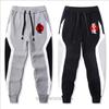 Samurai Spirit Printed Men Sports Pants Outdoor Fitness Jogging Patchwork Running Training Fleece Sweatpants Men Casual Pants