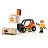 BRIO Forklift 33573, Ages 3+ [Toy, Wooden Toy, Locomotive, Vehicle, Gift (Birthday/Christmas)]
