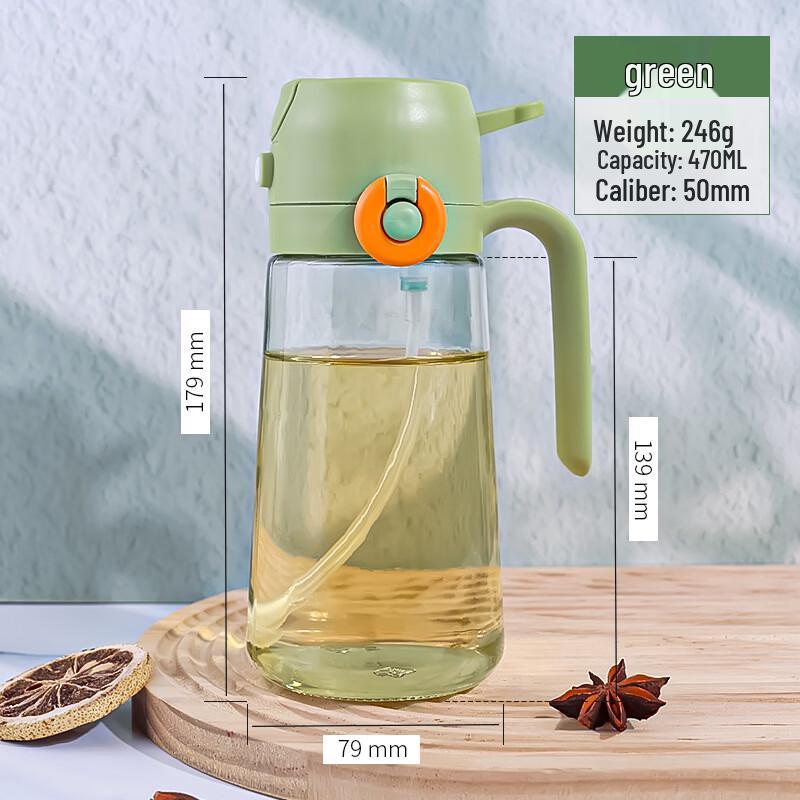 ZISIZ 2-in-1 Oil Sprayer & Dispenser Bottle