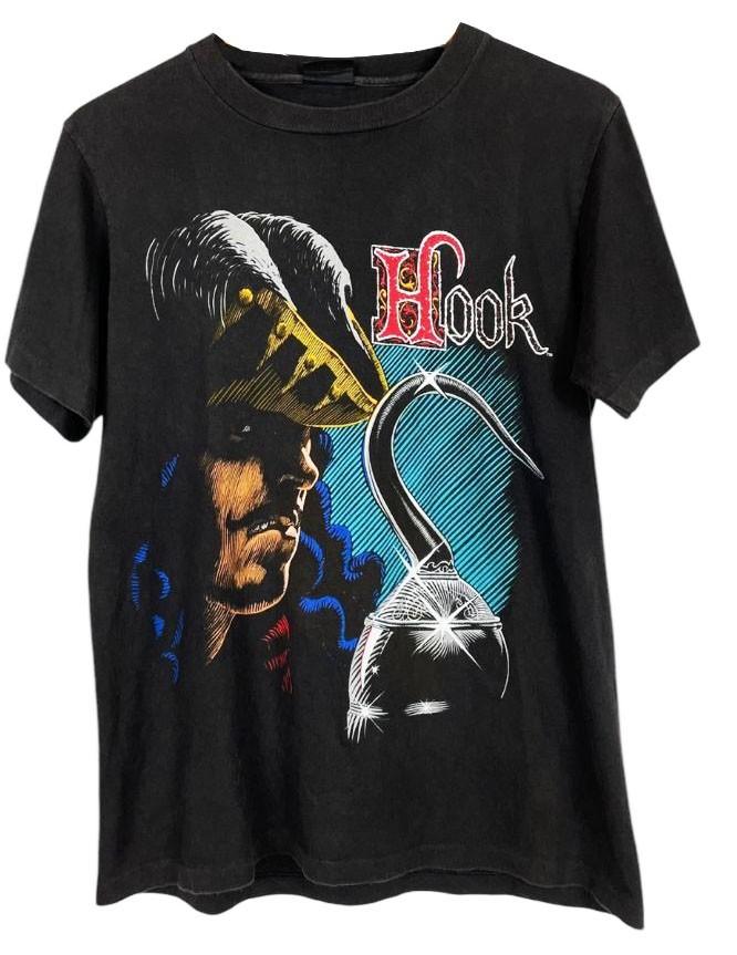 Hook 1991 Peter Pan movie T-shirt Robin Williams Tee Reprint NEW M