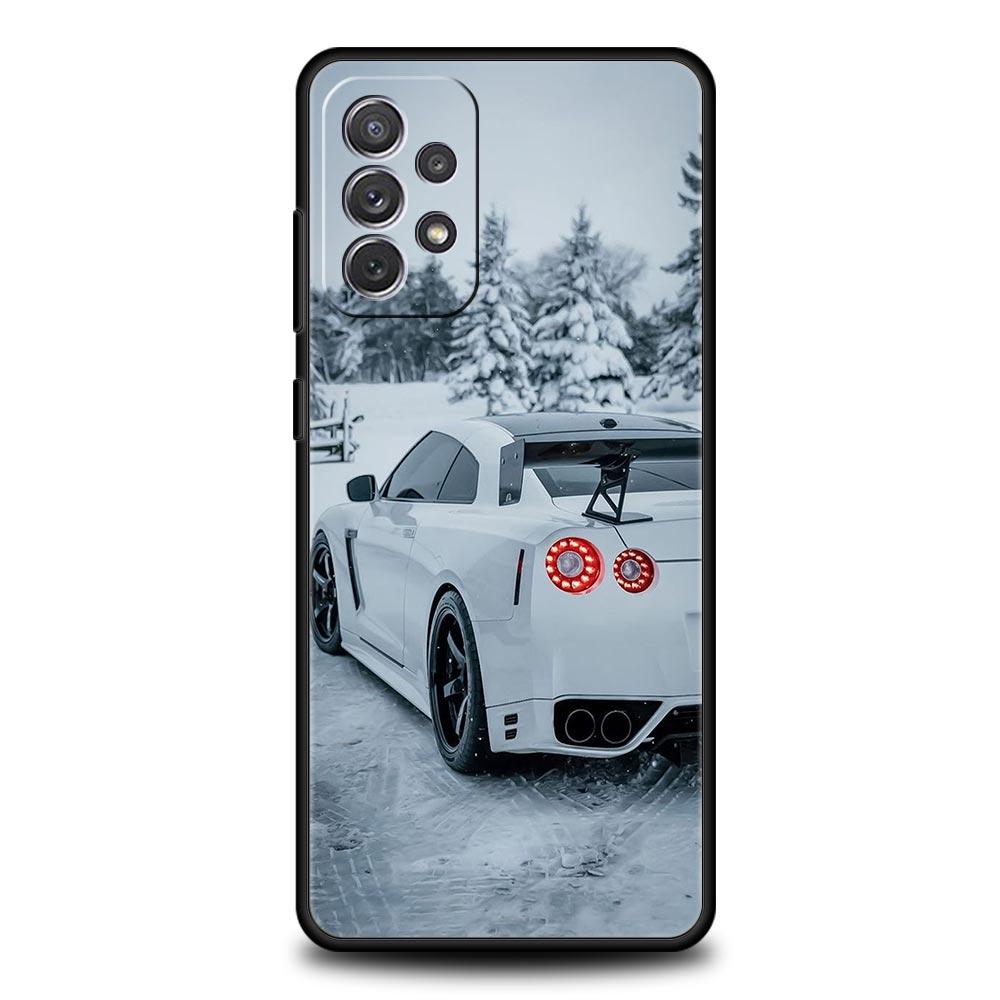 Blue Red JDM Sport Car Phone Case For Samsung Galaxy A17 A07 A55 A35 A25 A15 A05 A33 A31 A23 A21s A13 A41 A73 A53 A51 A71 Cover