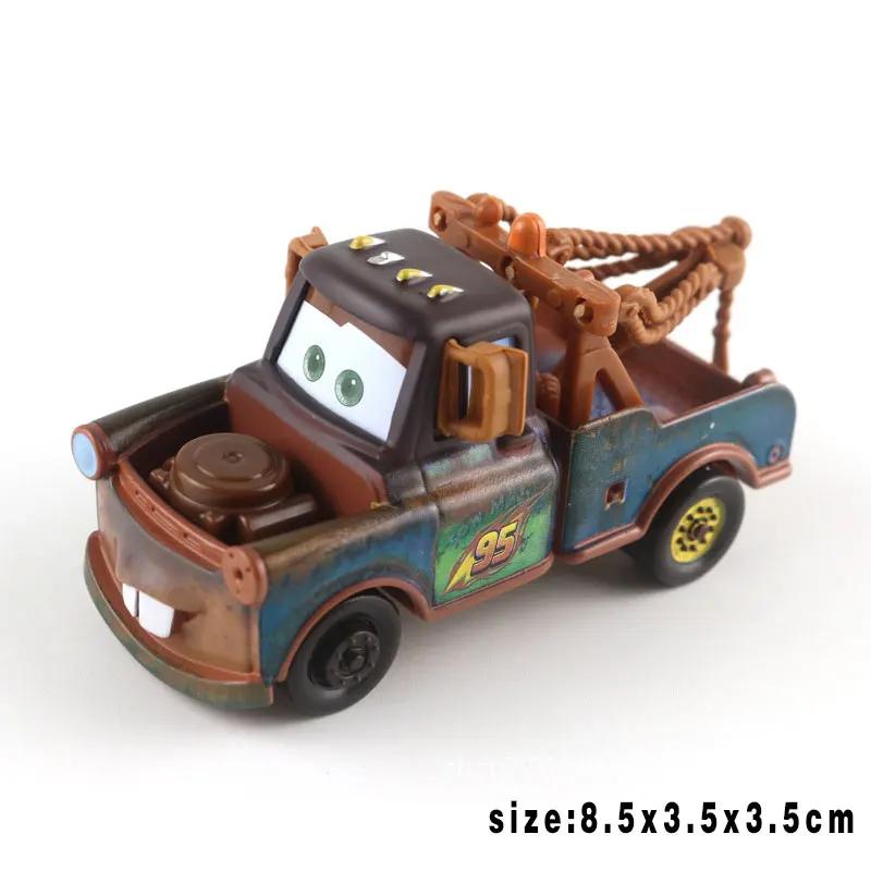 Pixar Cars 3 Big Wheel Lightning McQueen Black Storm Jackson Cruz Mater Offroad Inertia Diecast Alloy Cars Toy Kids Gift