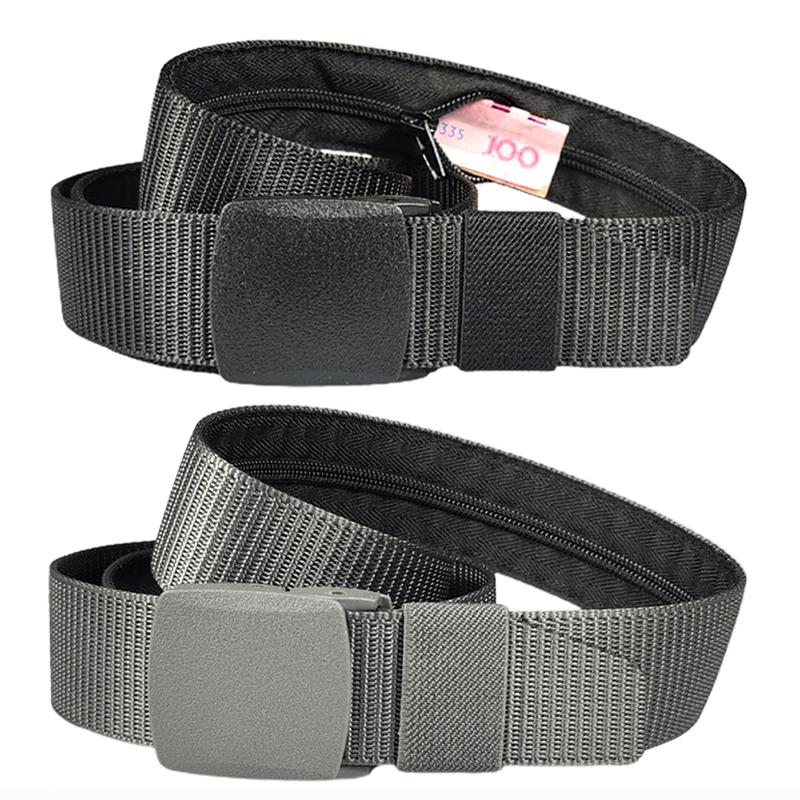 1/2pcs Outdoor Anti Theft Nylon Belt,Length 120cm Waistbelt with Concealed Wallet for Men,High Quality Waist Belt for Gifts