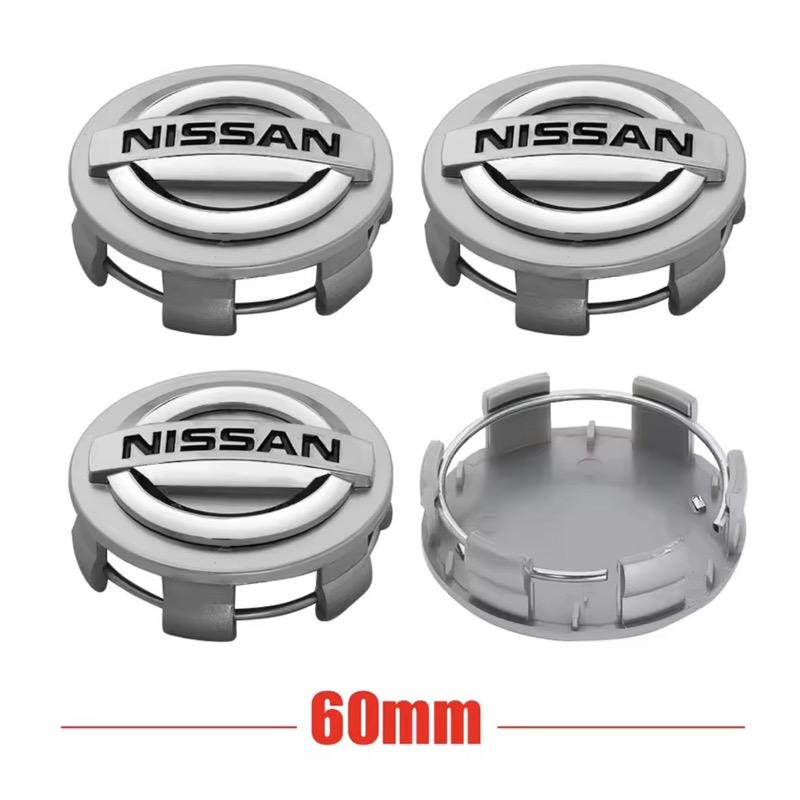 4Pcs 54/60mm Nissan Car Wheel Center Cap Emblem Hub Covers Badge For Nissan A Nismo Tiida Teana GTR 350Z 370Z 240SX Juke Versa