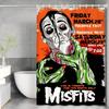 M-Misfits Hot 1 Piece Of 150X180Cm Printed Shower Curtain Partition Bathroom Waterproof And Mold Resistant