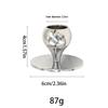 INS Style Silver Diamond Candle Holder - Western Restaurant Table Decoration