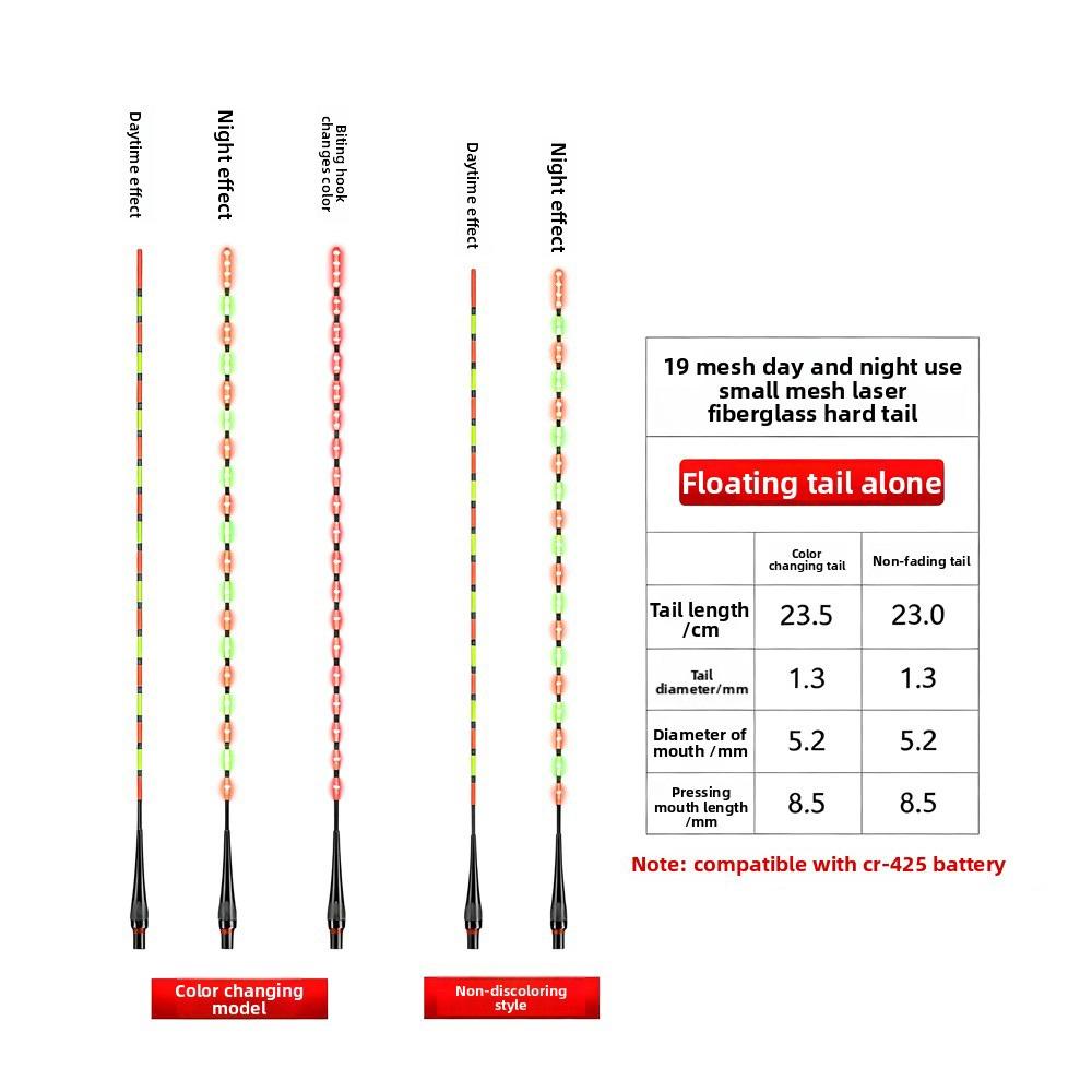 2pcs Top Luminous LED Smart Float Ultra Sensitive Electronic Floats Professional Fishing