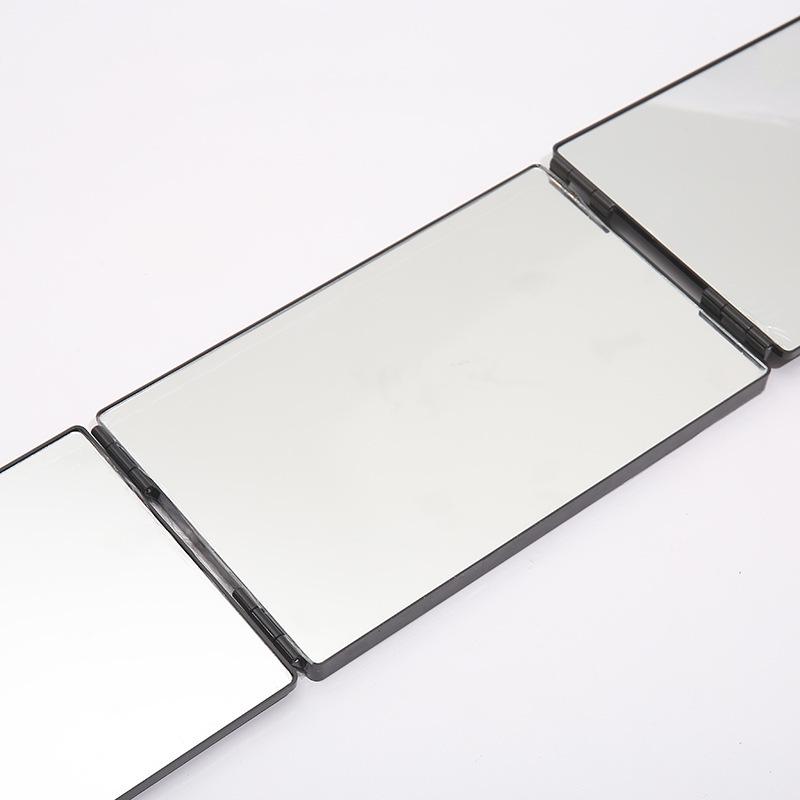 Retractable Adjustable LED Tri-Fold Makeup & Haircut Mirror