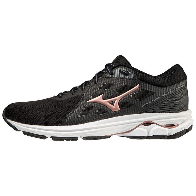 Mizuno Wave Kizuna 2 Women s Running Shoes Black Rose Gold J1GD201644 36