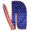 Cycling Headwraps Skull Cap Biker American Flag Printed Long Tail Pirate Hat