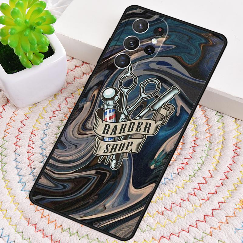 Barber Shop Hair Stylist Phone Case for Samsung Galaxy Note 10 Pro S26 Ultra S23 S24 FE S25 S21 S22 PLUS Shockproof Cove