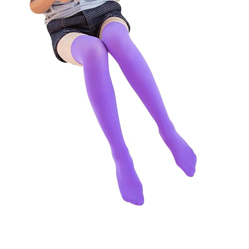 

Сексуальные однотонные длинные носки женские выше колена, чулки выше колена, чулки выше колена, Лолита, женские, для девушек, теплые носки до колена 50cm фиолетовый