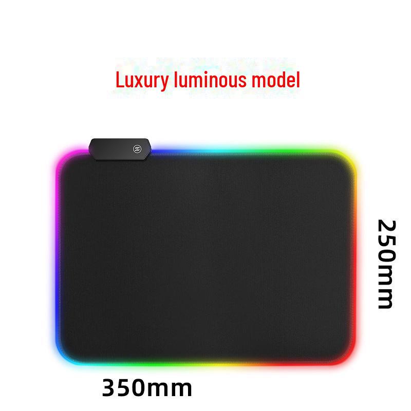 

Большой светящийся игровой коврик для мыши с беспроводной зарядкой и нескользящей резиновой основой Luminous 350*250*3