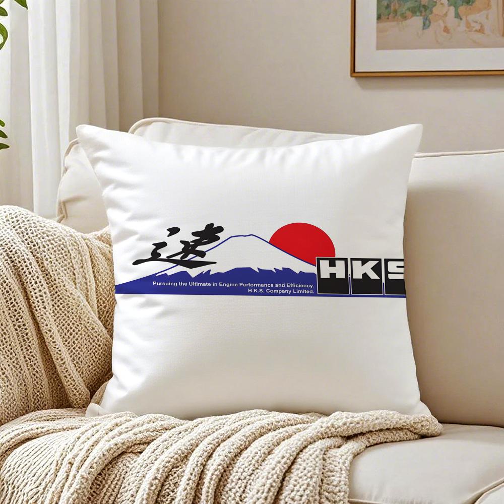 Hks Pillow Auto Tuning Brand Cushion Cushion Cover Pillowcase Anti-Dustmite Living Room Sofa Decor Cushion Room