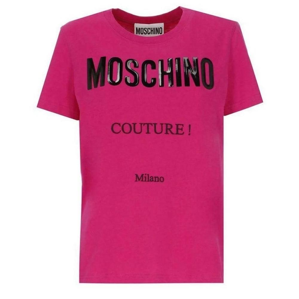 Moschino Mens Couture Gloss Logo T-Shirt