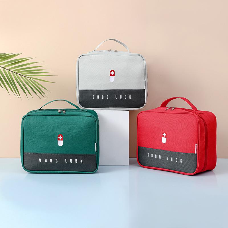 Personal Health & First Aid Emergency Kit: Portable Medicine Box for Home, Travel, and Outdoor Use