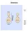 Geometric Irregular Concave-Convex Earrings: Simple, Fashionable Studs with S925 Silver Needle and Real Gold Color Retention