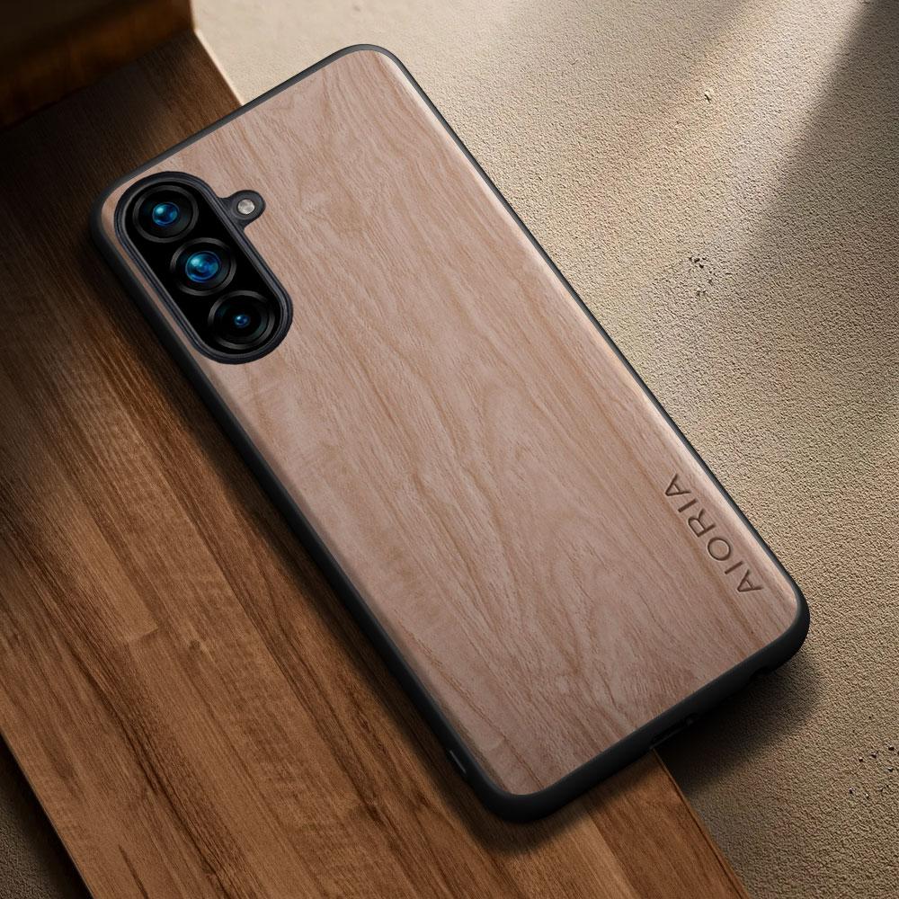 For Samsung Galaxy A56 A36 A26 A16 A06 A07 A17 A37 A57 Case Capa funda wooden pattern pu leather stylish phone case coque