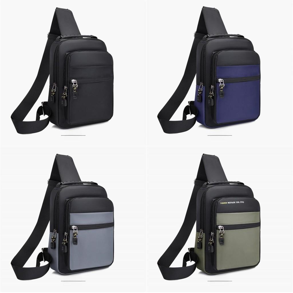 Mens Slim Shoulder Bag With Waterproof Nylon For Casual Day Trips And Urban Outings