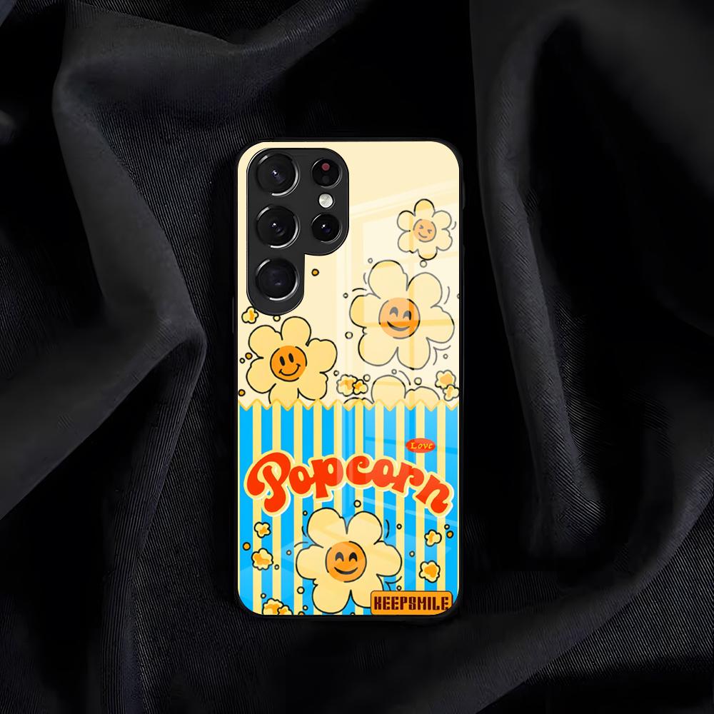 W-Wiggle Happy New Year Phone Case For Samsung S26 S25 Edge S24 S23 S22 S21 S20 Ultra Plus FE Glass Cover