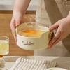 Yousheng 800ML Round Glass Lunch Box with Leakproof Lid Food Grade Dishwasher Microwave Freezer Safe Students Kids Adults Bento Food Snake Container