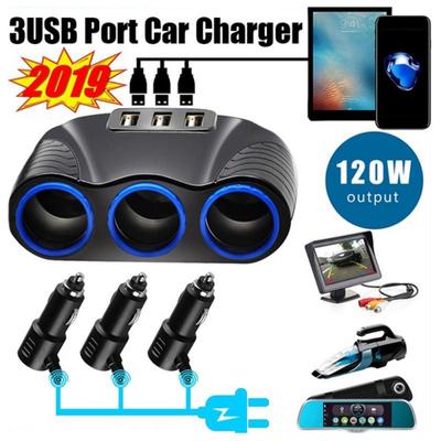 Încărcător auto 12/24v brichetă auto priză Splitter mufă USB încărcător adaptor LED încărcător auto detectare adaptor pentru telefon