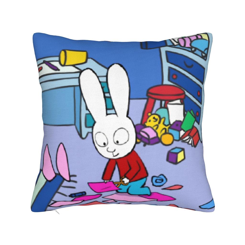 Simon Super Rabbit Pillow Covers Accessories Printing Cushion Cover Gift Pillow Case Cover Home Multi-Size