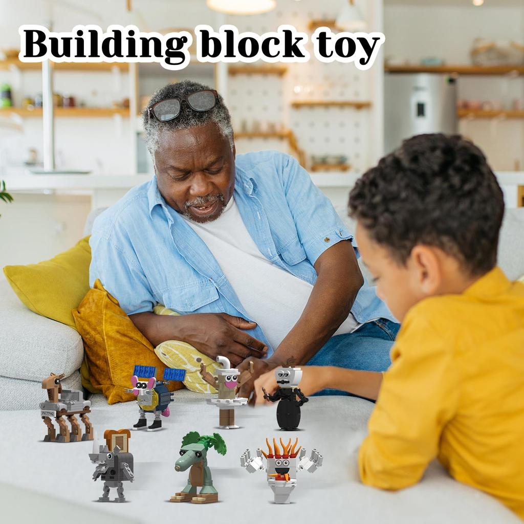 Building Block Toy -Cute Singing Group Children's Educational Enlightenment Building Block Toy