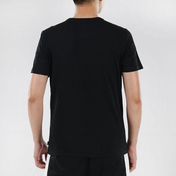 Nike Just Do It Printed Quick-Dry Short Sleeve T-Shirt Men Tops Black 923537-010