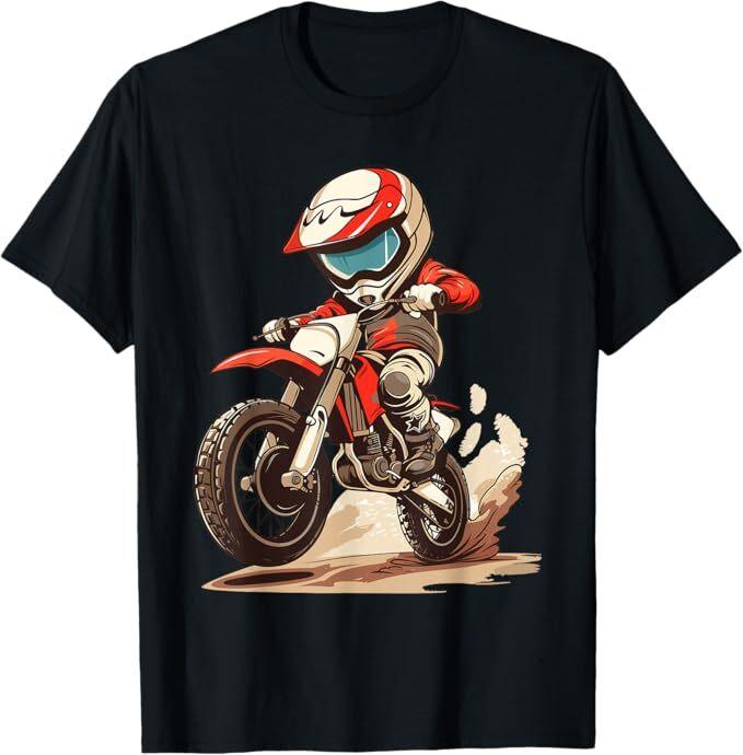 Motocross and dirt bike for kids Kids Dirt Bike T-Shirt S разноцветный