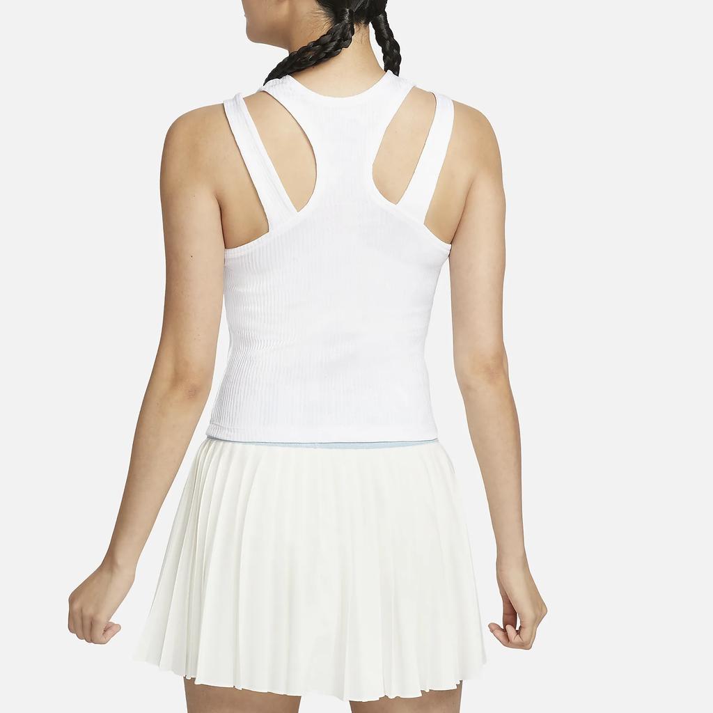 Nike Moisture-Wicking Breathable Comfortable Tank Top Women Tops White FD5657-100