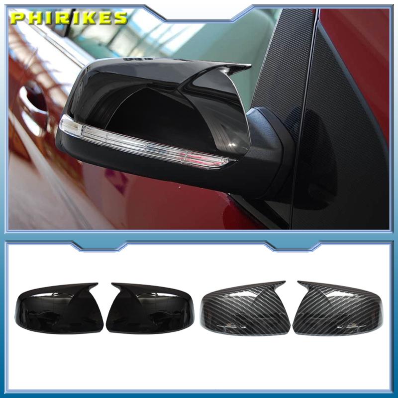 For Mercedes Benz A B Class W169 A160 W245 2008-2012 Sticker Carbon Black Side Rearview Mirror Cover Caps Shell Lid