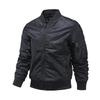 Men Solid Color Bomber Jacket Fashion Aviator Baseball Jacket Outerwears Spring Autumn Ropa Hombre Jackets For Men
