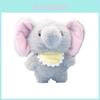 Llavero de peluche de elefante, peluche suave, regalo para niñas y niños.