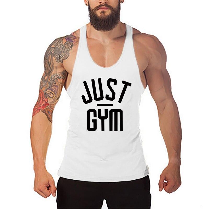 Do The Work New Brand Summer Bodybuilding Fitness Gym Sports Workout Letter Printed Mens Fashion Casual Breathable Cool Vest