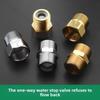 One Way Check Valve Straight Through Toilet Anti Backflow Backflow Water Heater Threaded Pipe Fittings and Accessories Copper