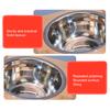 Elevated Cat Bowl Stand Comfortable Feeding Position Adjustable Height Anti-spill for Healthy Eating Habits