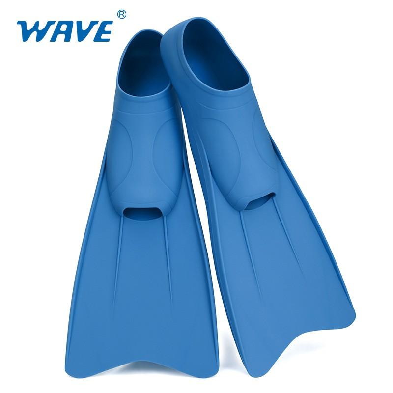TPR Snorkeling Fins With Dry Top Snorkel Set Adults Swimming Diving Gear