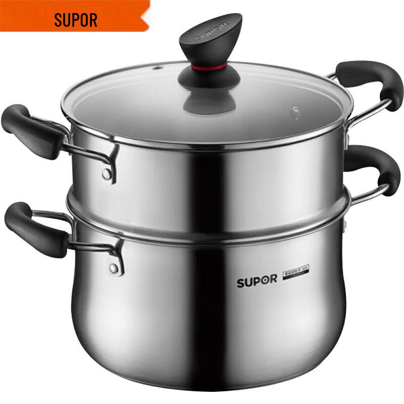 Supor 304 Stainless Steel 22cm Steamer Pot