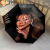 Elegant Fashion Portrait Automatic Umbrella - Suitable Travel Outdoor Portable Umbrella Birthday Gift Daily Essentials