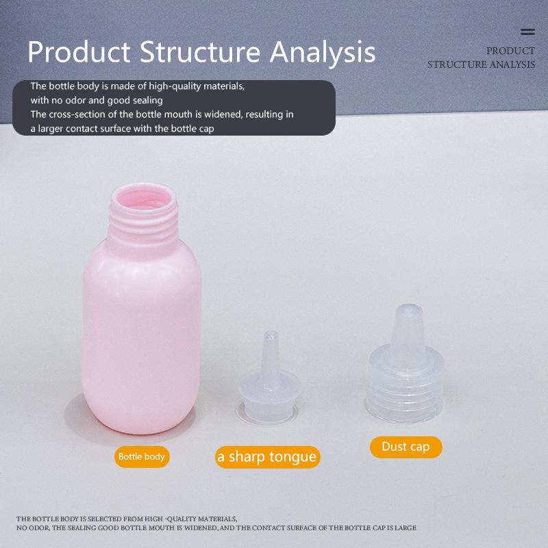 1Pc Eyelash Cleaning Bottle Cleaning Bottle Water Squeeze Dropper Plastic Squeeze Bottles Lash Bath Bottles Primer Bottle