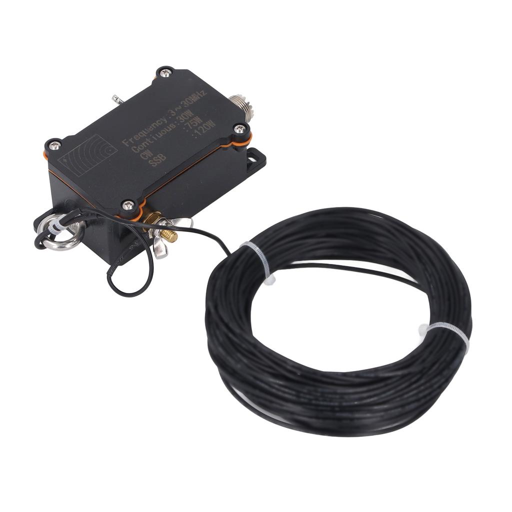 EFHW Antenna 3-30MHZ 1:49 Balun SSB120W 20m Length Portable Shortwave Radio Antenna