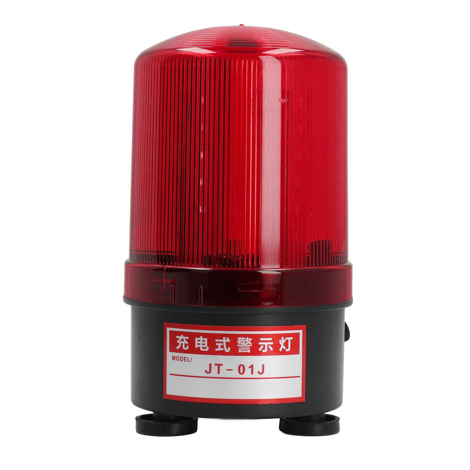 

Warning Flashing Light Magnetic Suction Rotating Charging LED Warning Light with Sound Alarm