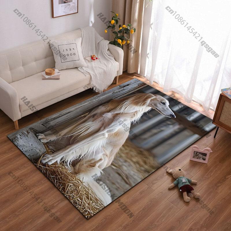 

Elegant long-haired dogcarpet Yoga living room room decor children s crawling mat doormat area rug games floor mat 40x60cm