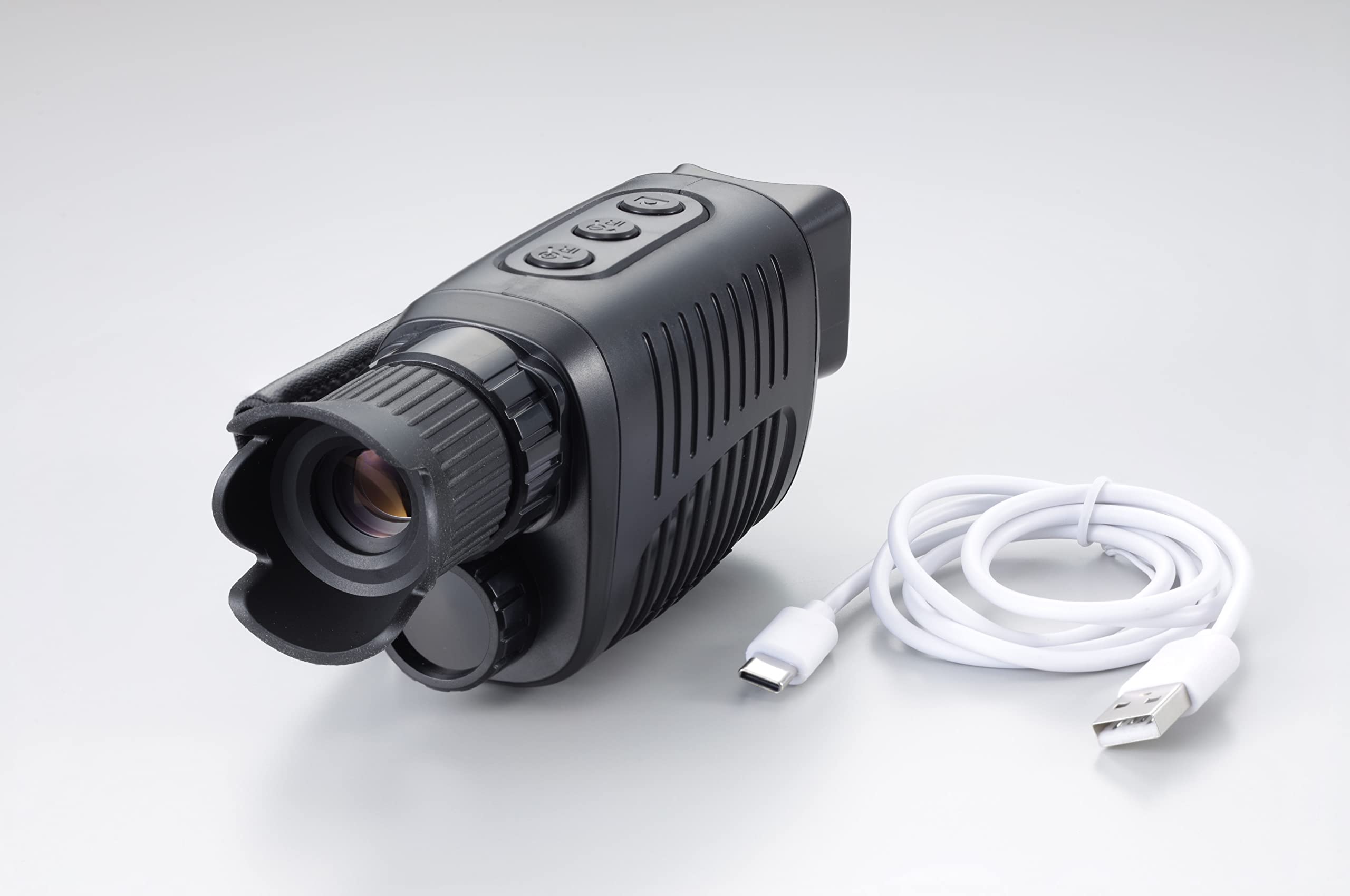 

Kiyoraka Infrared Night Vision Handheld Camera for Recording and Shooting in the Magnifying Black AH-C01 Dark, One-Handed, Glass, чорний