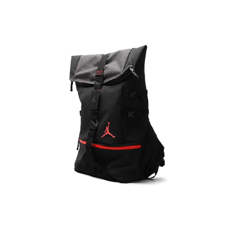 Jordan Polyester Backpack Regular Unisex Black Red Jordan 606361-010